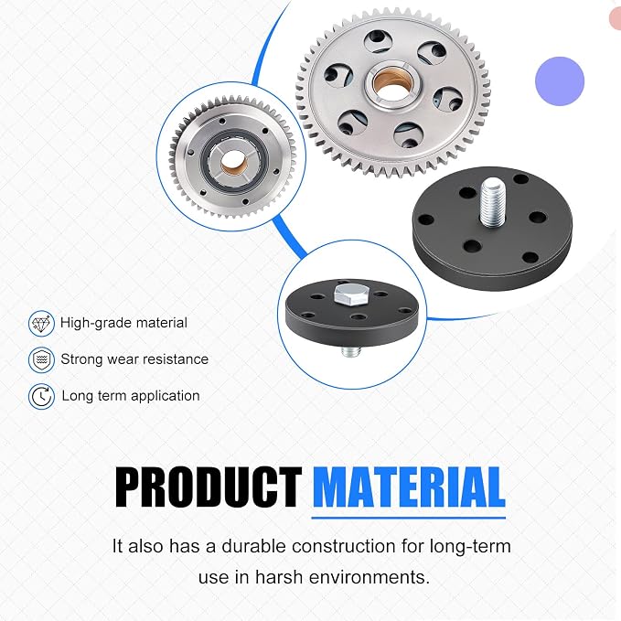 Starter Clutch Gear One Way Bearing Kit & Tool for Yamaha YFM660R Raptor 660R 2004 2005