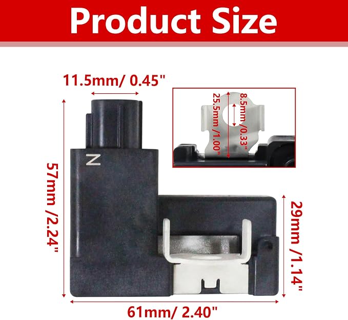 294G0-1HH0A Battery Current Sensor for Nissan Altima 2013-2018 for Nissan Leaf 2011-2012 for Infiniti QX60 2014-2016 with Bracket Replace 294G01HH0A 1Pcs