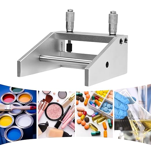 Micrometer Adjustable Film Applicator Coating Lab Doctor Blade Coating Machine KTQ-II High Precision Film Applicator 3500μm Coating Thickness Adjustable, 100mm Width (film casting doctor blade)