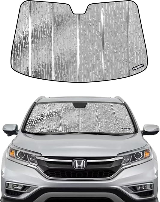 Pigenius Windshield Sunshade for 2012-2016 Honda CR-V, Reversible Silver/Black