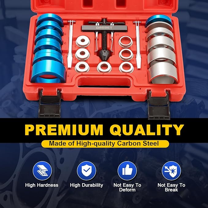 DASBET Crank Bearing Camshaft Seal Installer and Remover Set Seal Drive Set Crankshaft Oil Seal Puller Tool Kit
