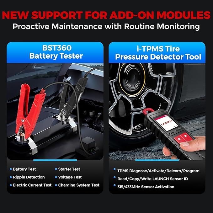 LAUNCH OBD2 Scanner CRP123I V3.0 Elite, 2026 Lifetime Free WiFi Update Scan Tool, FCA SGW, CANFD&DoIP, SAS/Throttle/Brake/BMS/DPF/Oil/ABS Service Multi Systems Car Scanner, Battery Test, Auto VIN