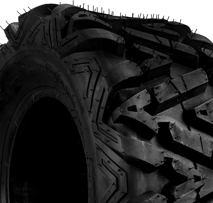 Torchbeam 25x10-12 ATV Tire, 6 -Ply Off-Road Tire for All-Terrain ATV/UTV, 2 Pack
