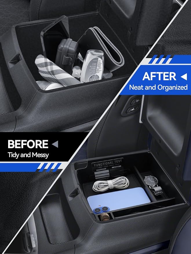 for Model 3 Center Console Organizer Armrest Tray Middle Storage Box Insert Container Durable ABS Plastic Accessories 2024 2025