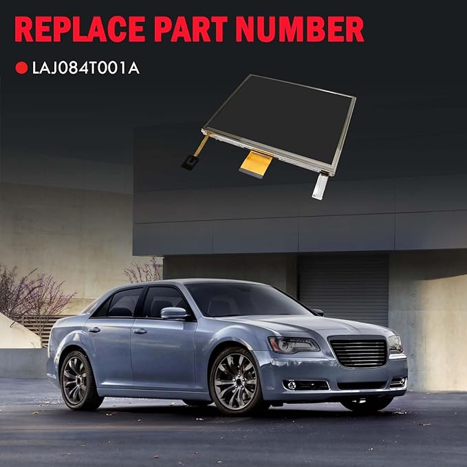 8.4" LCD Display Touch Screen Digitizer Radio Navigation Compatible with 2011-2014 Chrysler 300 Dodge Charger 2011-2018 Dodge Journey 2014-2017 Maserati Ghibli LAJ084T001A