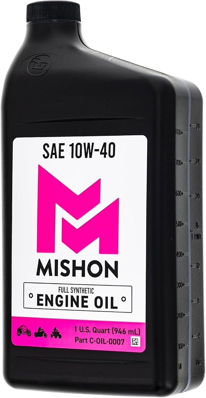 MISHON Full Service Engine Oil Change Kit 10W-40 for Honda FourTrax 300 TRX300 (2000)