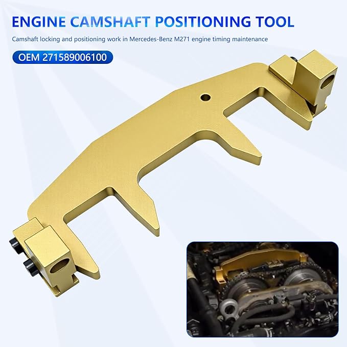 7Pcs Camshaft Alignment Engine Timing Tool Chain Fixture Tool Kit Compatible for Mercedes Benz M271 C230 271 203 Engine