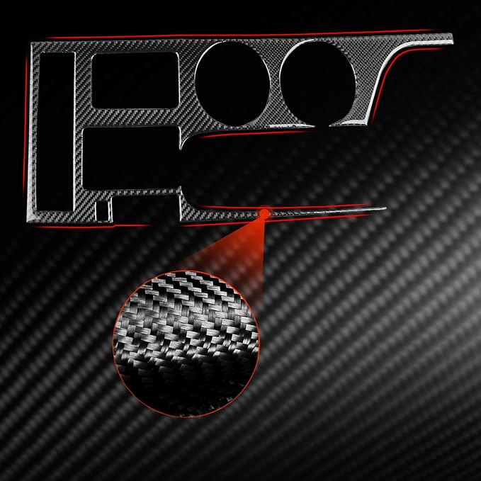 Soft Carbon Fiber Automotive Interiors Gearshift Panel 1/Piece Decorative Sticker for Lexus RC300 350 200T 15-24 Carbon Fiber Interior Accessories