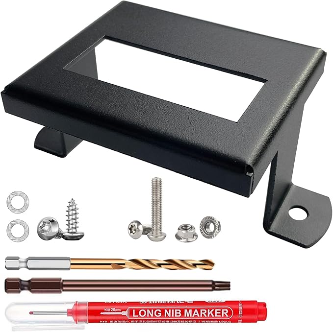 Compatible with Honda CR-V (2017-2022), Vehicle Front Radar Sensor Protector Cover with 2 Sets Anti-Theft Mounting Torx Screws, Screwdriver, Drill Bit, Marker,Car Radar Sensor Protection Steel Bracket
