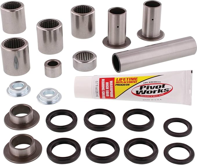 Pivot Works PWLK-Y19-000 Linkage Rebuild Kit, Red