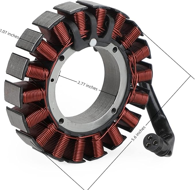 Stator Coil FIT For Harley Davidson Dyna Fat Bob Street Bob Wide Glide Heritage Softail Softail Fat Boy 2008-2017，Softail Springer Breakout Blackline Cross Bones Rocker C,OEM 30017-08A