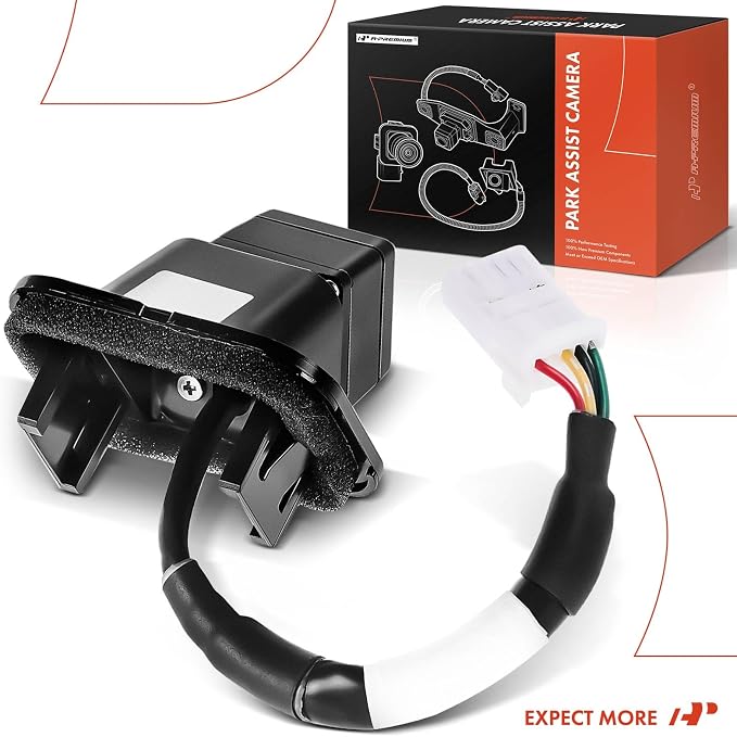 A-Premium Park Assist Camera Rear View Backup Reverse Camera Compatible with Select Mazda Models - 2014 2015 6 - Replace# GJT167RC0