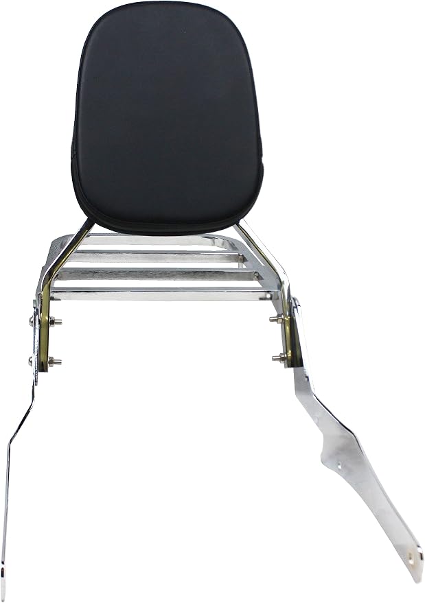 YHMOTO Passenger Backrest Sissy Bar with Luggage Rack for Suzuki Volusia VL800 2001-2011 Boulevard C50 2005-2011 Boulevard M50 2005-2008