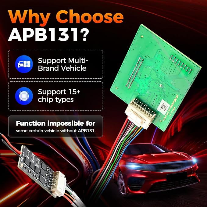 2026 Autel MaxiIM APB131 Adapter, for VW MQB V850 RH850 Audi BCM2 Ford N.is-san, Work with Autel IM608 PRO II IM608 PRO IM508S PRO, XP400 or XP400 PRO