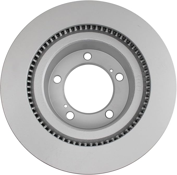 TRQ Front Brake Rotor Set G Coated Vented Compatible with 2016-2021 Lexus LX570 2016-2021 Toyota Land Cruiser 2008-2022 Sequoia 2007-2021 Tundra