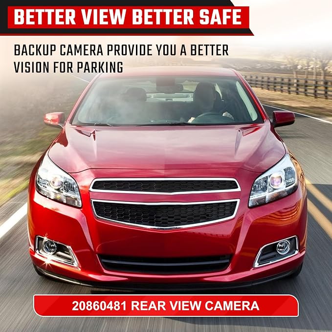 Backup Camera Rear View Camera, Fit for Buick Lacrosse GM Fit for Chevrolet Allure Malibu Volt 2011-2016 Parking Park Assist Camera Replaces #22883286, 20860481,22923842