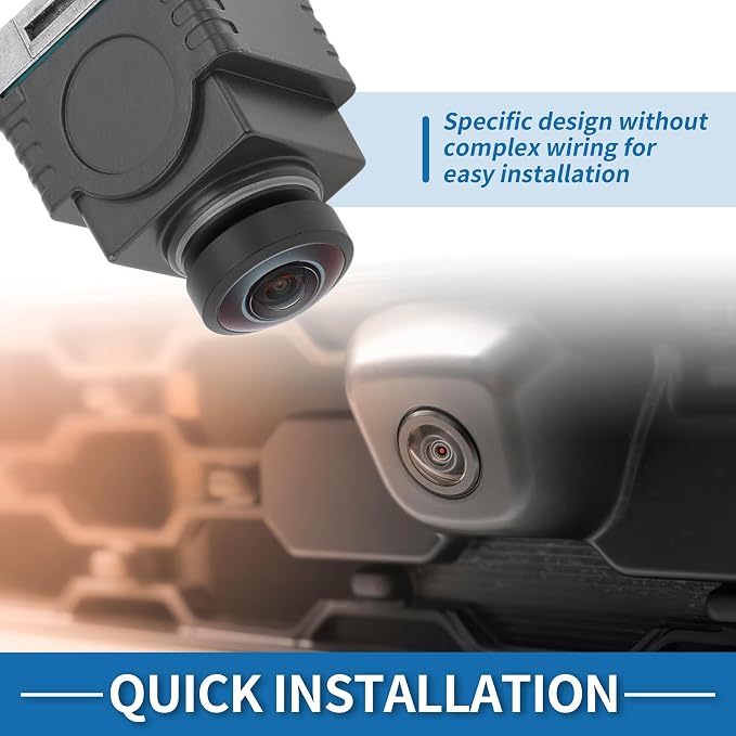 Front View Camera for Mercedes-Benz W205 W207 W166 X166 W212 W218 W156 Park Assist Camera 360° Surround Camera Replace No.A0009051103/A0009051503