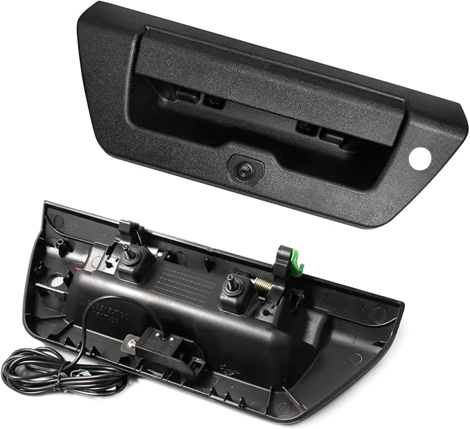Tailgate Handle Backup Camera for Ford F150 Raptor 2015 2016 2017 Aftermarket Rearview Reverse Cameras for Pickup Truck Black with Night Vision/Waterproof/Parking Guideline