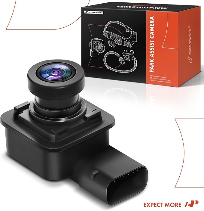 A-Premium Park Assist Camera Rear View Backup Reverse Camera Compatible with Ford Models - 2018 2019 2020 F-150 F150, Lobo (Mexico) 2020 - Replace# JL3Z19G490C