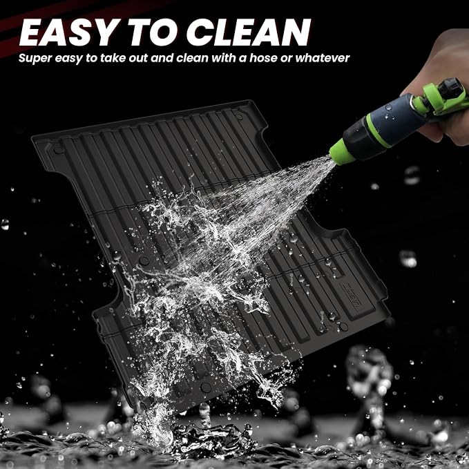 LASFIT 5.5ft Bed Mat for Ford F-150 2015-2023| F150 Lightning 2022 2023 67.1" Trcuk Bed Box Liner TPE All Weather Protector Durable & Easy Clean-Not Fit for Drop in Bedlienr