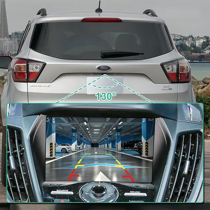GJ5Z-19G490-F Backup Rear Camera Replacement for Ford Escape 2017 2018 2019, OE Cam Replaces GJ5Z-19G490-C, GJ5Z-19G490-B, GJ5Z-19G490-E by GreenYi