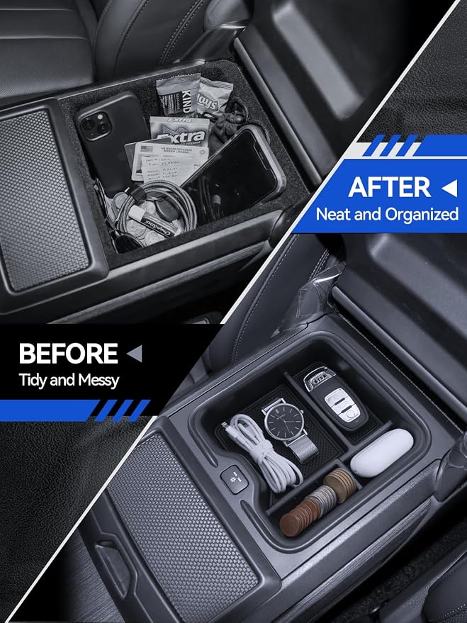for Odyssey Center Console Organizer 2018-2024 2025 2026 Odyssey Accessories Armrest Tray Middle Storage Box Insert Container Durable ABS Plastic (NOT for LX)