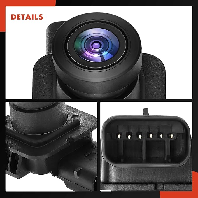 A-Premium Rear View Backup Camera Compatible with Ford | Parking Camera for 2018-2019 Fiesta - Replace# D2BZ19G490E-B