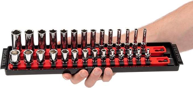 TEKTON 1/4 Inch Drive 6-Point Socket Set, 50-Piece | SHD90215