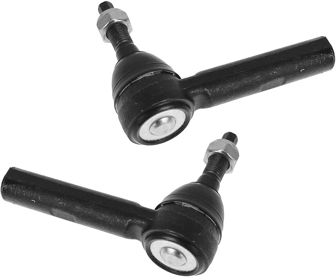 TRQ Front Outer Tie Rod Set 2 Piece Compatible with 2000-2004 Dodge Dakota 00-03 Durango