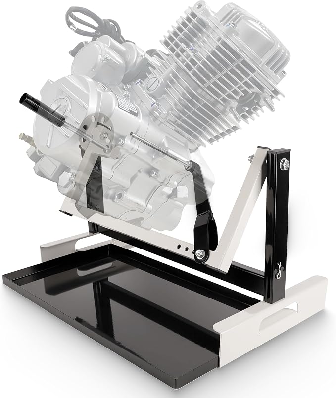 Motorcycle Engine Stand for All Vertical Single-Cylinder 2-Stroke or 4-Stroke Small Engines, Rotary Motocross Engine mounts