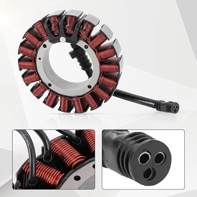30017-08 Stator Coil Compatible with Harley Davidson Dyna Heritage Softail Fat Boy 2008-2017 30017-08A