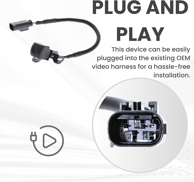 Backup Camera Replaces for 2014-2015 Kia Sorento OE Part # 95760-2P600FFF, 95760-2P600