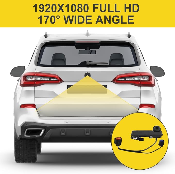 99240-K0000 Rear View Backup Camera Compatible with Kia Soul 2020 2021, Reverse Parking Assist Camera 170° Wide Angle Night Vision Waterproof Replacement 99240K0000