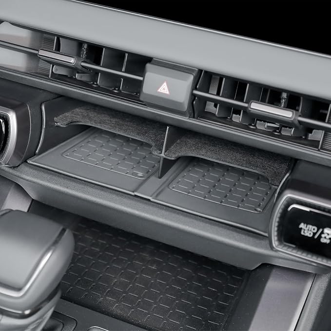 BIBIBO 2Packs for 2026 Toyota RAV4 Center Console Organizer 2026 Toyota RAV4(LE/SE/XLE Premium/Woodland/XSE/Limited) Console Insert Divider Secondary 2026 RAV4 Central Divider Holder Tray