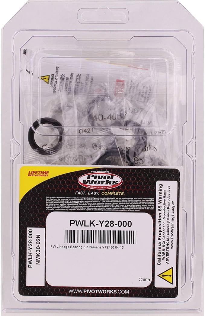Pivot Works Linkage Rebuild Kit PWLK-Y28-000 Compatible with/Replacement for Yamaha YFZ450 2004-2013
