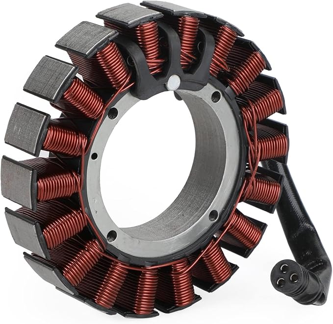Stator Coil FIT For Harley Davidson Dyna Fat Bob Street Bob Wide Glide Heritage Softail Softail Fat Boy 2008-2017，Softail Springer Breakout Blackline Cross Bones Rocker C,OEM 30017-08A