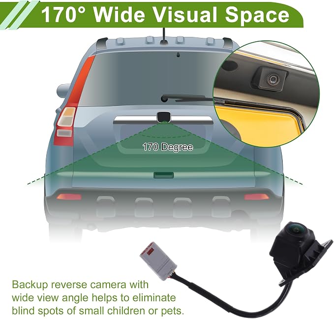 Car Park Assist Camera Rear View Backup Reverse Camera for Chevrolet Equinox 2018-2019 No.23137305 1 Pc
