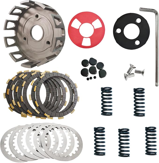 Clutch Kit & Billet Clutch Basket for Blaster 200 1988-2006 | for Ya-maha YFS200 SE