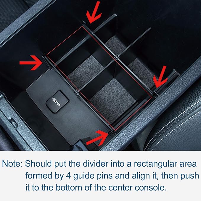 JDMCAR Secret Compartment Storage and Center Console Organizer Compatible with Toyota 4Runner Accessories 2010-2023