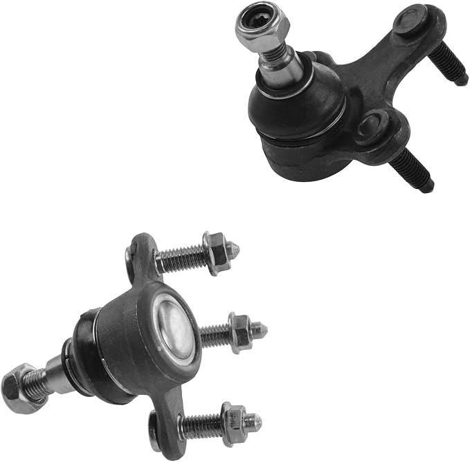 TRQ Front Lower Driver and Passenger Side Ball Joint Set Compatible with 06-13 Audi A3 06-13 A3 Quattro 15-18 Q3 15-18 Q3 Quattro 12-19 Volkswagen Beetle 15 e-Golf 07-16 Eos 10-14 Golf 12-13 Golf R