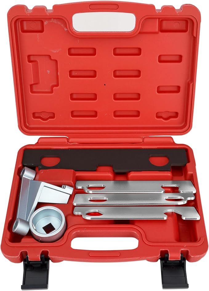 Camshaft Retaining and Alignment Timing Tool 6 Pcs Kit, Fit for GM GMC Cadillac Buick Pontiac Chevrolet 2.8 2.9 3.0 3.2 3.5 3.6 3.7 4.2 Engine, Replace J-44221 EN-48383 EN-46105 EN-46106 EN-46111