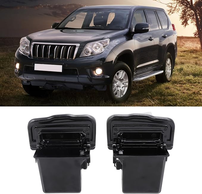 Qqmora Rear Ash Receptacle Car Ashtray Left Right Rear Door Ashtray Assy for 1998 2009 High Strength Plastic Durable Friction Water Easy to Install