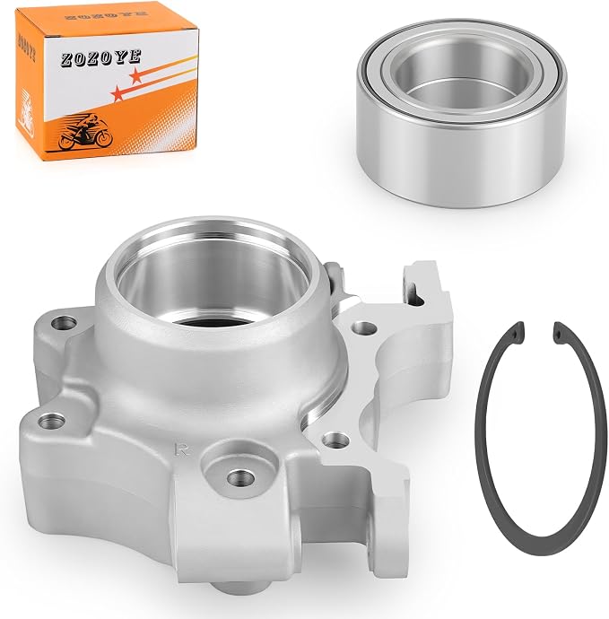 Heavy Duty Right Hand Mach Wheel Bearing Carrier & Bearing w/Ring Clip for Polaris RZR Turbo XP 4 2017-2021 5140586 (Exclude S/S 4 Edition)