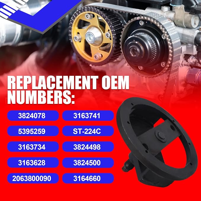 SMMS Front & Rear Crankshaft Seal Remover & Installer with Wear Sleeve Installer Tool Set for Paccar PX-6, Cummins 1989-2016, Replace OE: 3824078 ST-224C