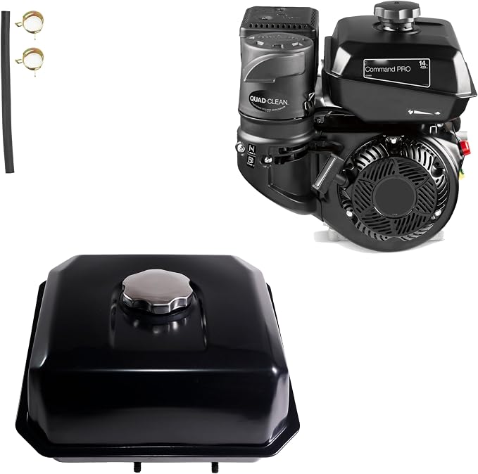 JMCHstore Replacement Gas Fuel Tank for Kohler Command Pro CH440 14hp 429cc, CH395 9.5hp 277cc 17 065 63-S / 17 065 87 S /17 065 54 S Engine (CH395/CH440)