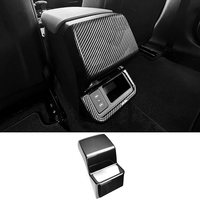 YOUTOOCAR Rear AC Vent Cover Compatible with Kia K4 2025-2026 Accessories (Carbon Fiber Pattern)