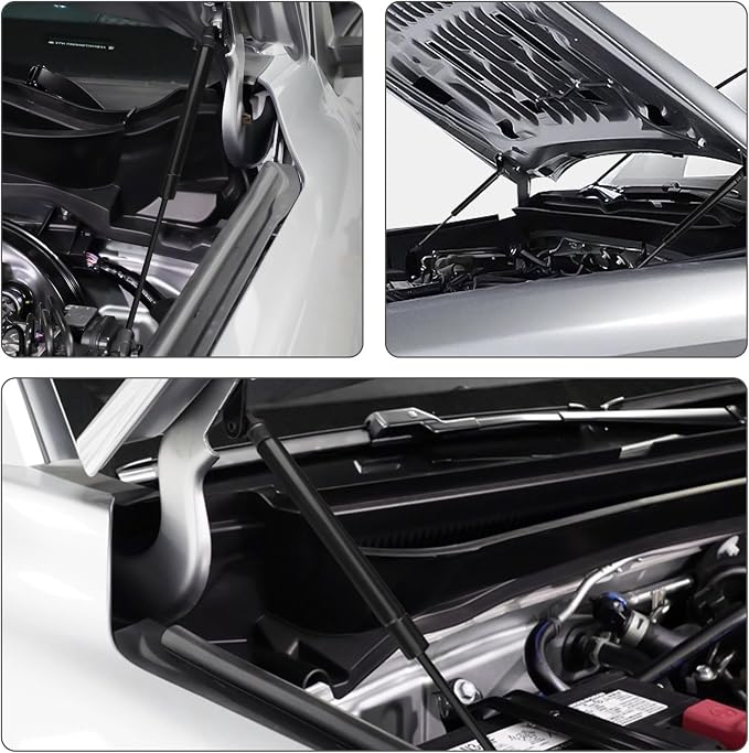 Hood Struts for Toyota Tacoma 2024 2025 2026+ and 4Runner 2025+, Hood Lift Support No Drill Front Gas Springs Shocks Compatible with Toyota Tacoma/4Runner Accessories