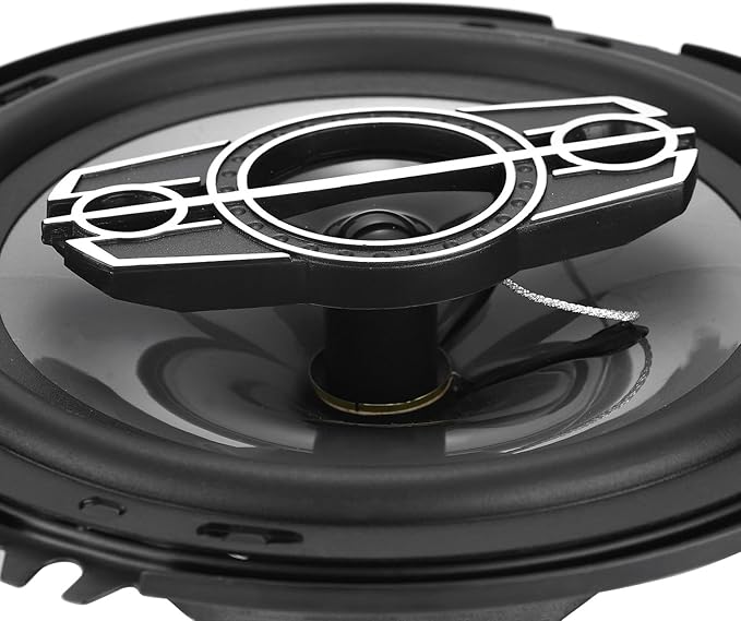 6" 4-Way Dome Tweeters Coaxial Car Speakers, 350 Watts Car Audio Speakers with PEI Dome Tweeters, 4 Ohm Vehicle Coaxial Speaker for Universal Car Stereo Speaker Replacement (Pair)