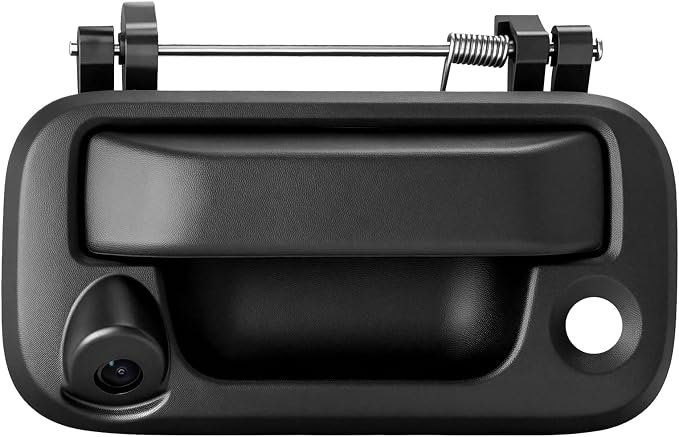 Junsun IP67 Waterproof Tailgate Handle Backup Camera, 1080P HD Reverse Rear View Camera for 2004-2014 Ford F150, 2008-2016 F-250/F-350/F450/F550 Pickup, w/RCA Connector & Key Hole, Wide Angle Lens