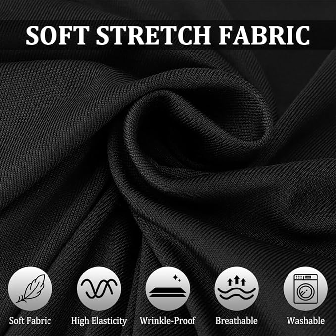 WinPower Indoor Motorcycle Cover, Soft Stretch Elastic Dustproof Scratchproof Protection Cover for Motorbikes, 116 x 43 x 55 inches